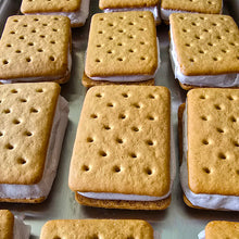 Load image into Gallery viewer, Freeze Dried Ice Cream Sandwiches - Strawberry Cheesecake - 1.5oz Bag - Freezin Awesome